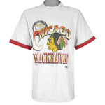 NHL (Trench) - Chicago Blackhawks Stanley Cup T-Shirt 1992 X-Large