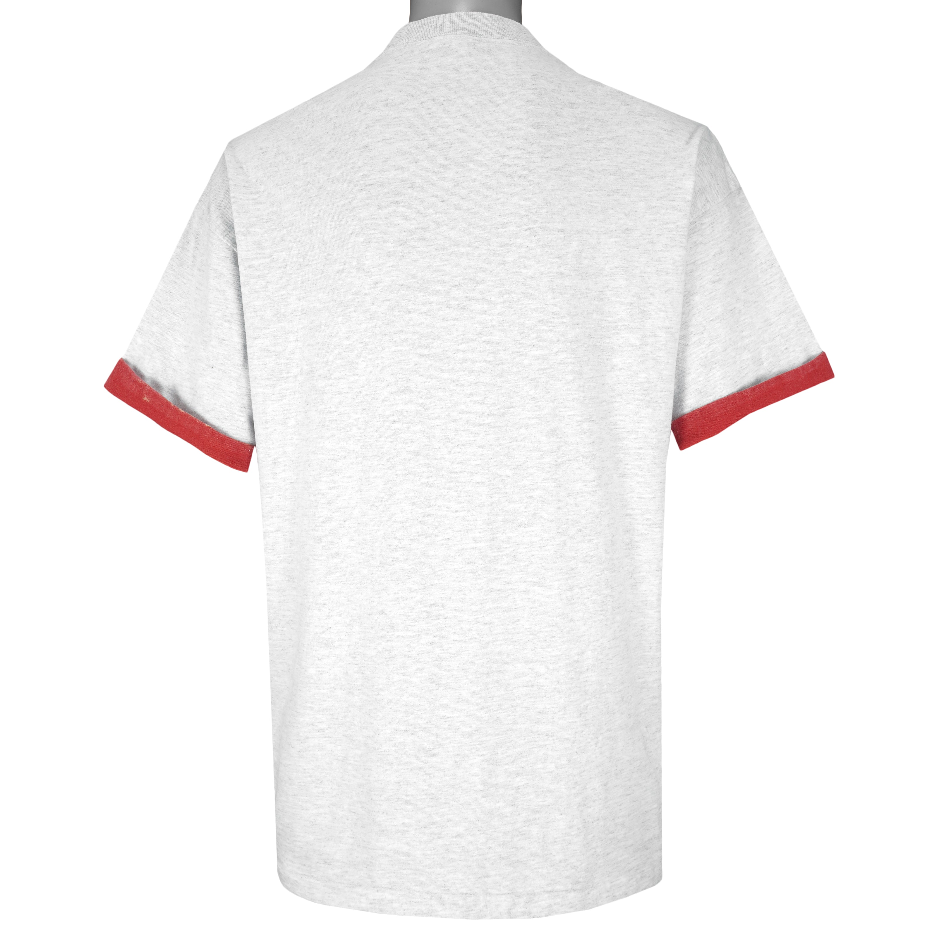 NHL (Trench) - Chicago Blackhawks, Stanley Cup T-Shirt 1992 X-Large Vintage Retro Football