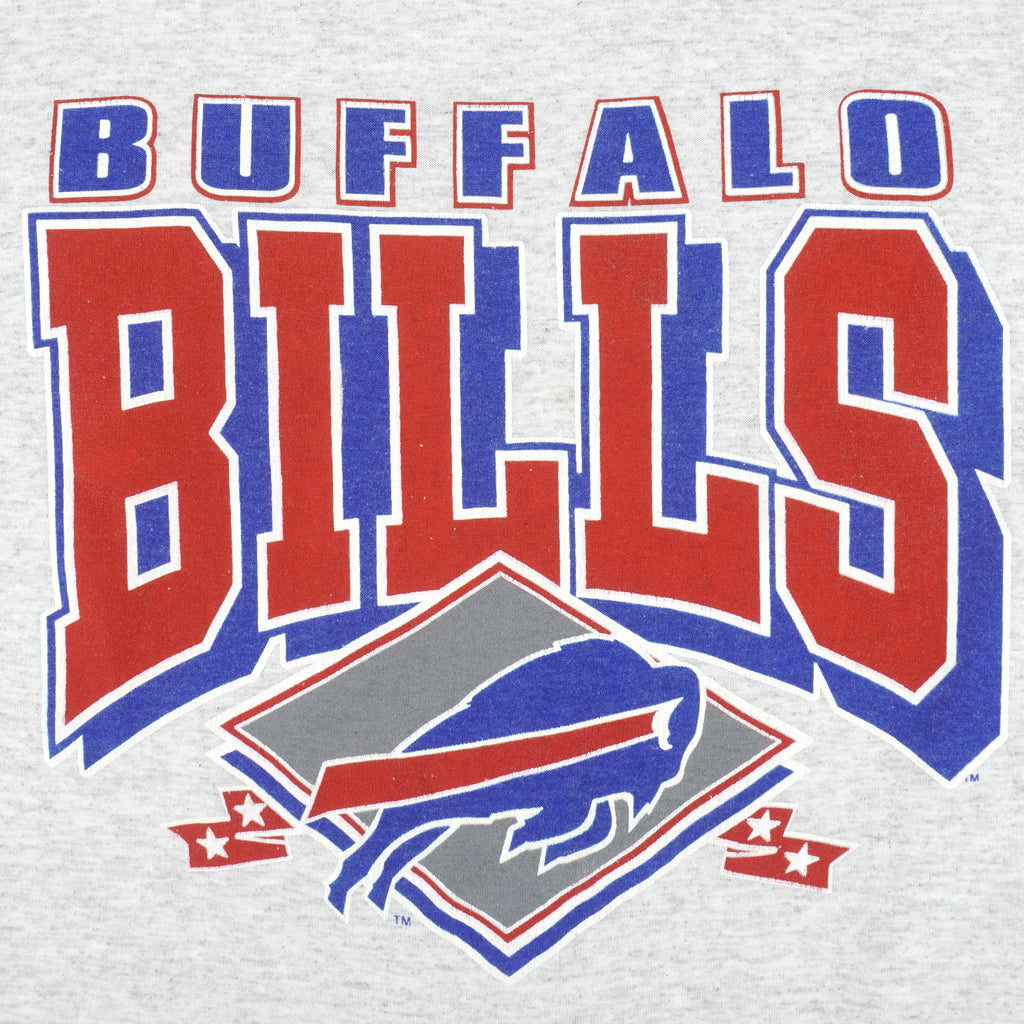 NFL (Trench) - Buffalo Bills Big Spell-Out T-Shirt 1990s X-Large Vintage Retro Football