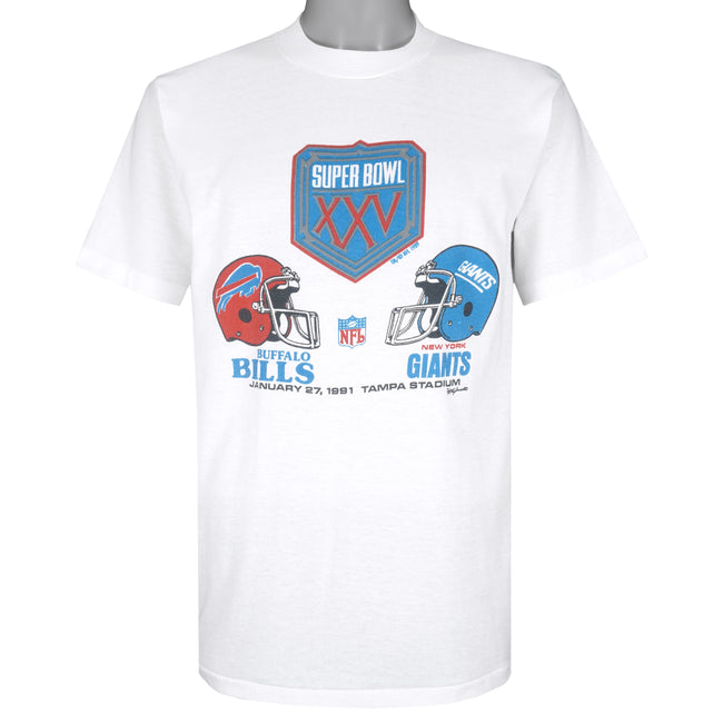 Vintage NFL - Super Bowl XXV Buffalo Bills VS New York Giants T