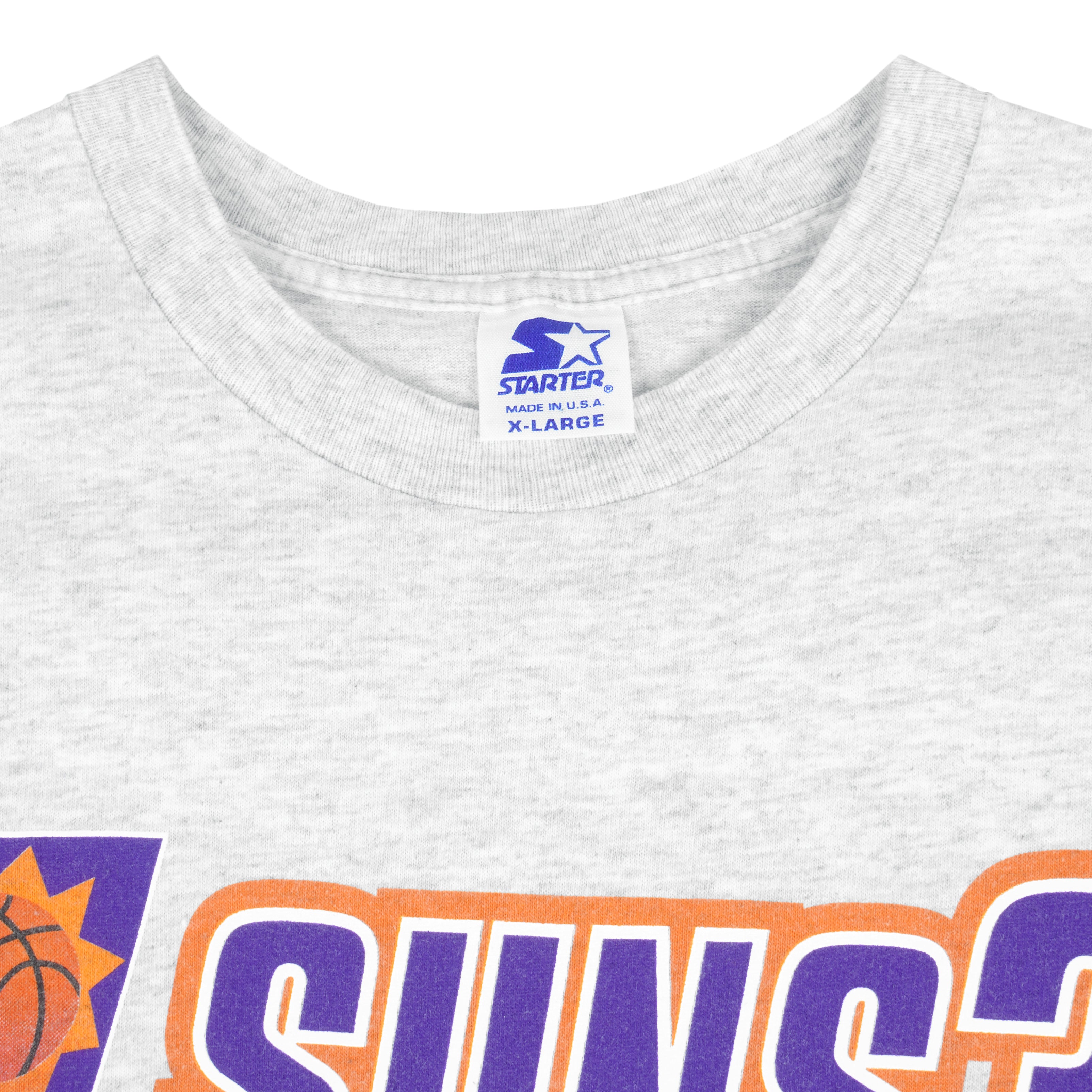 Starter - Phoenix Suns, Barkley No.34 T-Shirt 1990s X-Large Vintage Retro Basketball