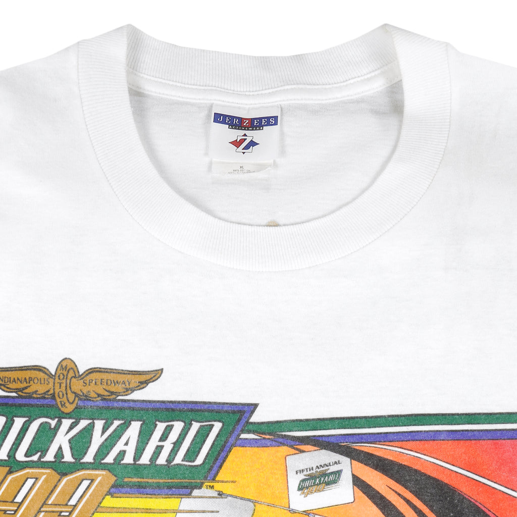 NASCAR (Jerzees) - Ernie #36, Brickyard 400 T-Shirt 1998 X-Large Vintage Retro