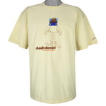 Vintage - Yellow Dumb Donold T-Shirt 1990s X-Large Vintage Retro