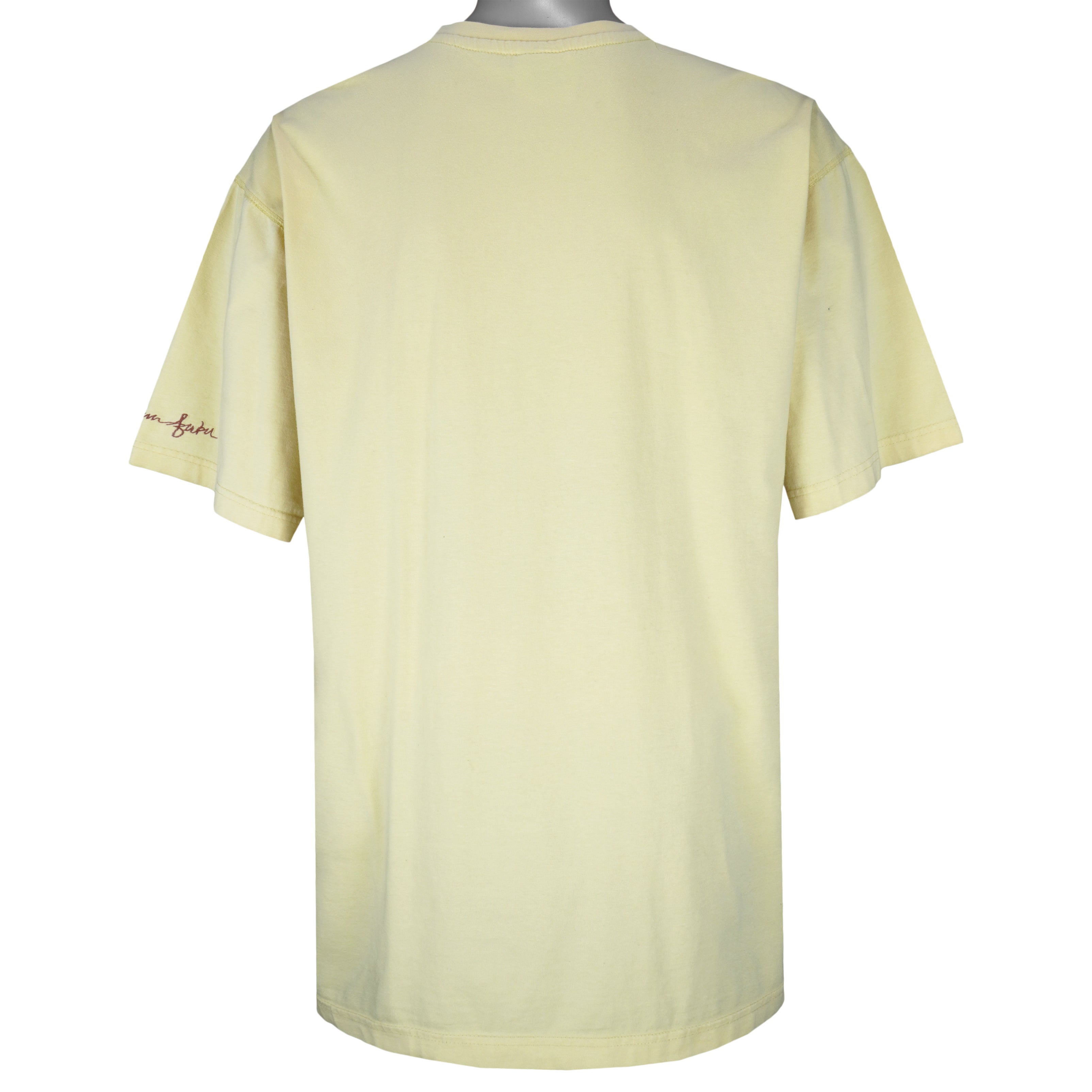 Vintage - Yellow Dumb Donold T-Shirt 1990s X-Large Vintage Retro