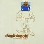 Vintage - Yellow Dumb Donald T-Shirt 1990s X-Large Vintage Retro