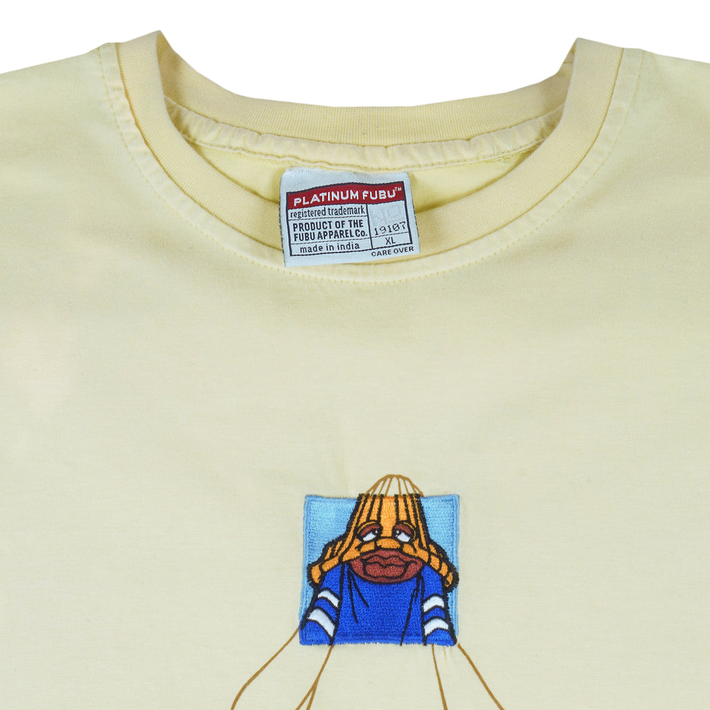 Vintage - Yellow Dumb Donald T-Shirt 1990s X-Large Vintage Retro