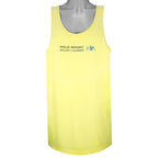 Ralph Lauren - Yellow Polo Sport Sleeveless T-Shirt 1990s Large Vintage Retro