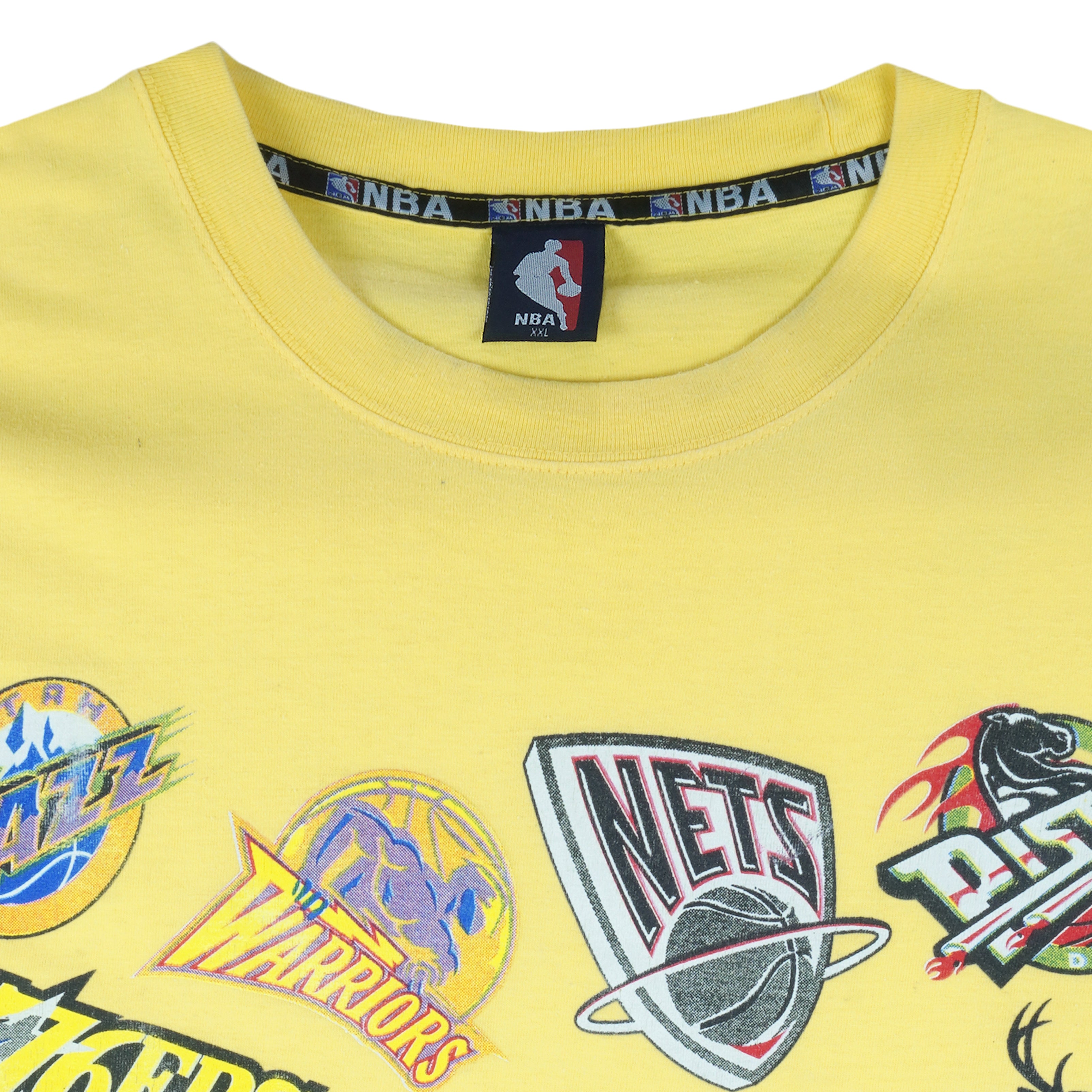 NBA - Basketball All Star Logos T-Shirt 1990s XX-Large Vintage Retro Basketball