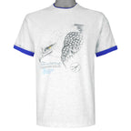 Vintage (Belton) - Grey The American Bald Eagle T-Shirt 1990s Large Vintage Retro
