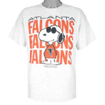 NFL - Atlanta Falcons Snoopy Peanuts T-Shirt 1990s X-Large