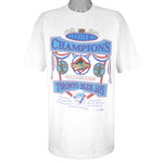 MLB - Toronto Blue Jays, World Series Champs T-shirt 1990s X-Large Vintage Retro Baseball