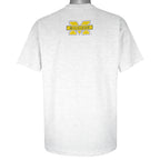 NCAA - Michigan Wolverines Big Logo T-Shirt 1990s X-Large Vintage Retro College
