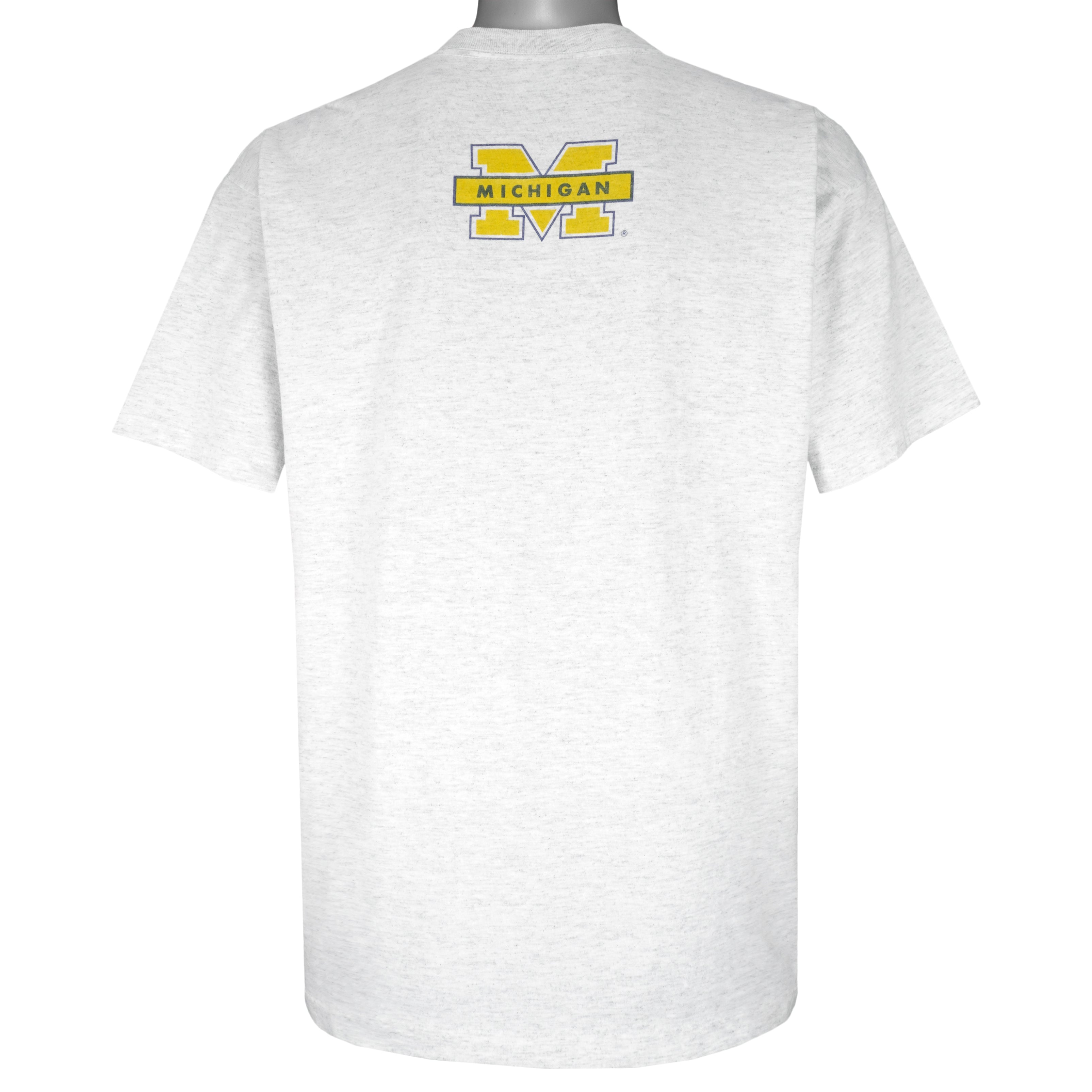 NCAA - Michigan Wolverines Big Logo T-Shirt 1990s X-Large Vintage Retro College