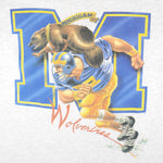 NCAA - Michigan Wolverines Big Logo T-Shirt 1990s X-Large Vintage Retro College
