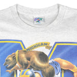 NCAA - Michigan Wolverines Big Logo T-Shirt 1990s X-Large Vintage Retro College