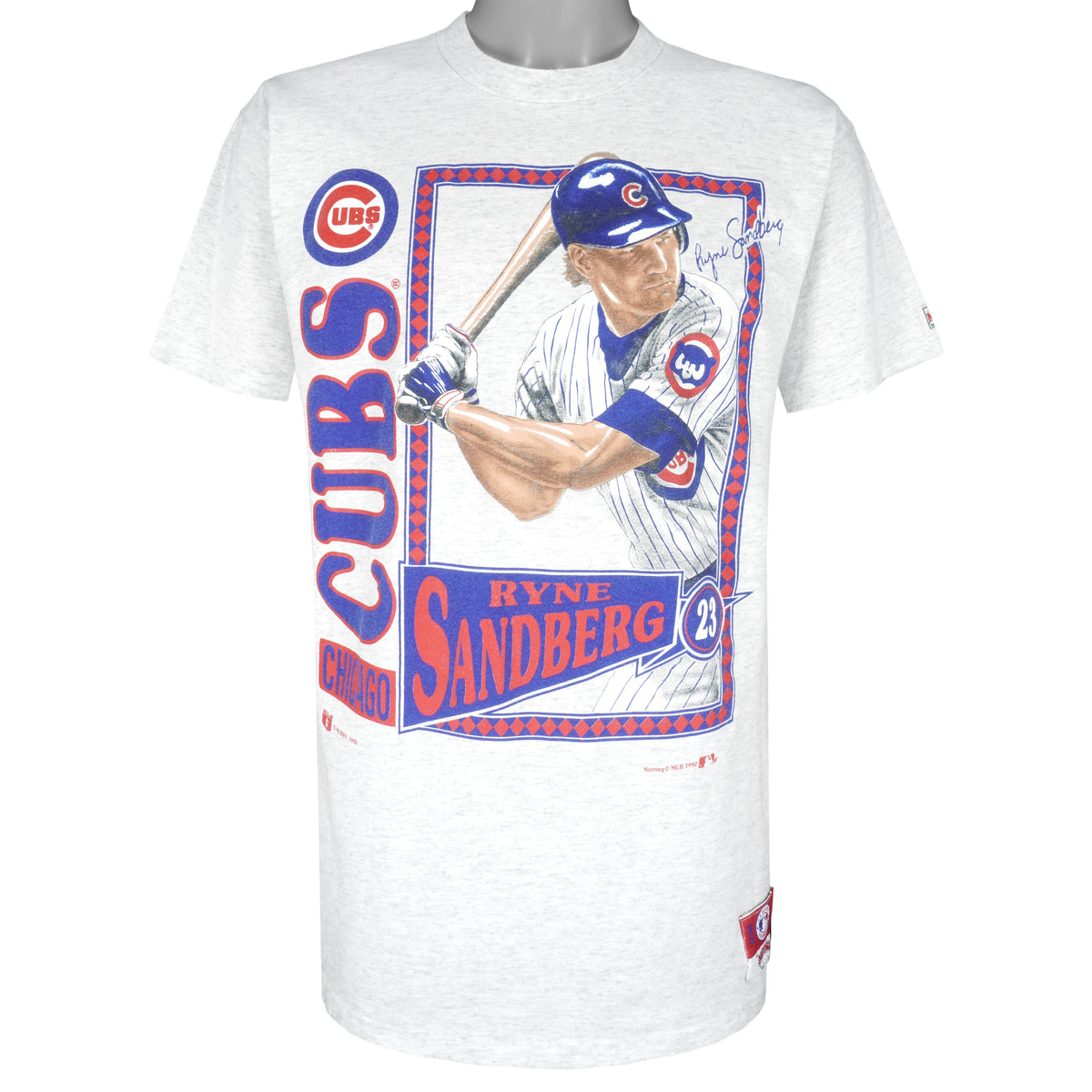 MLB - Chicago Cubs, Ryne Sandberg T-Shirt 1992 X-Large Vintage Retro Baseball