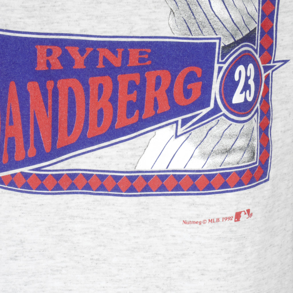 MLB - Chicago Cubs, Ryne Sandberg T-Shirt 1992 X-Large Vintage Retro Baseball