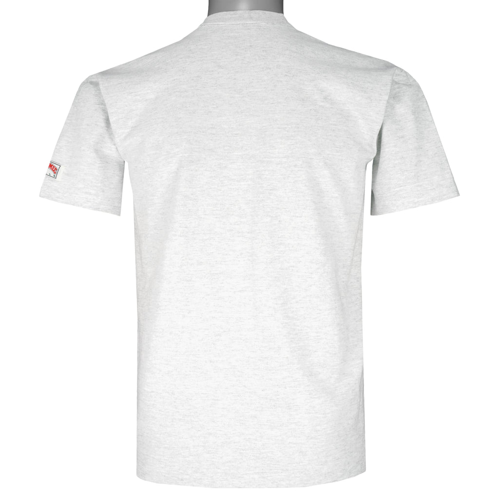 NCAA - Indiana University Hoosiers Embroidered T-Shirt 1990s Medium Vintage Retro College