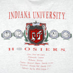 NCAA - Indiana University Hoosiers Embroidered T-Shirt 1990s Medium Vintage Retro College