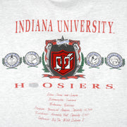 NCAA - Indiana University Hoosiers Embroidered T-Shirt 1990s Medium Vintage Retro College