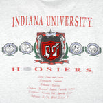 NCAA - Indiana University Hoosiers Embroidered T-Shirt 1990s Medium Vintage Retro College
