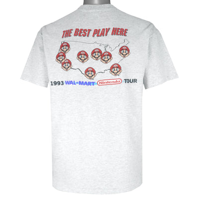 Vintage (Hanes) - Wal-Mart Nintendo Tour Super Mario T-Shirt 1993 Large