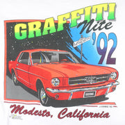 Vintage - Graffiti Modesto, California T-Shirt 1990s Large Vintage Retro