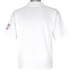MLB (Caribe) - New York Mets Spell-Out T-Shirt 1989 Large Vintage Retro Baseball