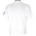 MLB (Caribe) - New York Mets Spell-Out T-Shirt 1989 Large Vintage Retro Baseball