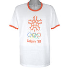 Vintage - Calgary Olympics T-Shirt 1988 X-Large Vintage Retro