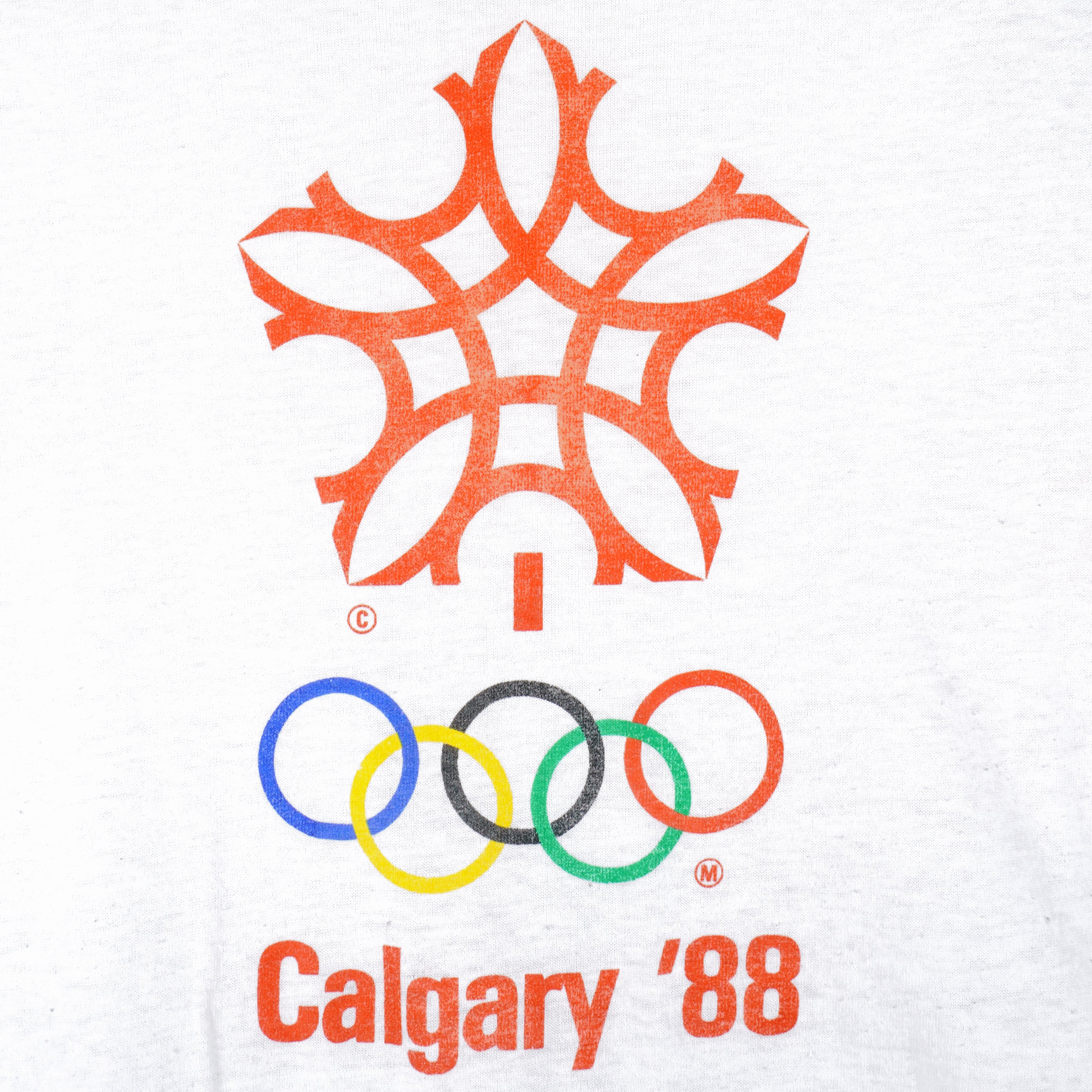 Vintage - Calgary Olympics T-Shirt 1988 X-Large Vintage Retro