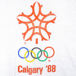 Vintage - Calgary Olympics T-Shirt 1988 X-Large Vintage Retro