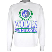 NBA (Logo 7) -  Minnesota Timberwolves Sweatshirt 1990s X-Large Vintage Retro Basketball