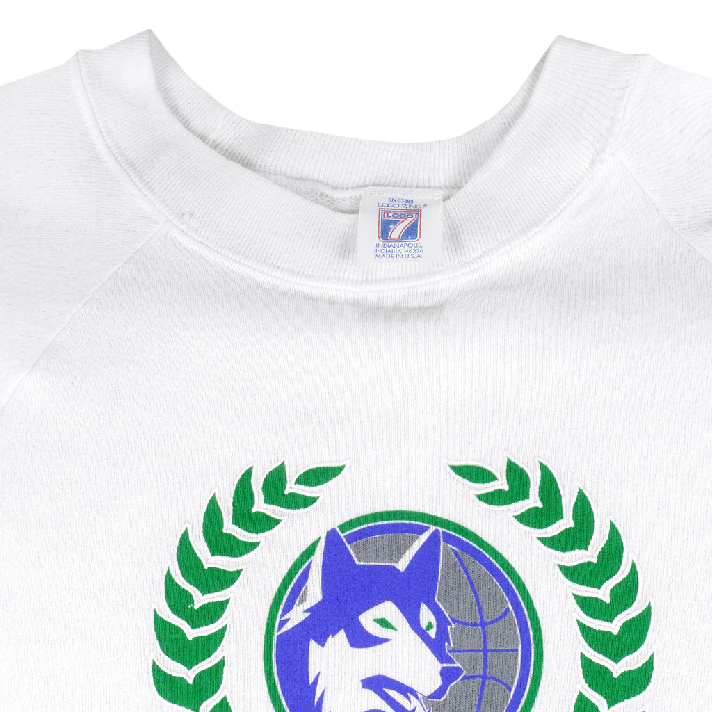 NBA (Logo 7) -  Minnesota Timberwolves Sweatshirt 1990s X-Large Vintage Retro Basketball