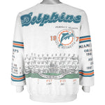 NFL - Miami Dolphins Spell-Out Crew Neck Sweatshirt 1990s X-Large Vintage Retro Football