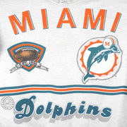 NFL - Miami Dolphins Spell-Out Crew Neck Sweatshirt 1990s X-Large Vintage Retro Football