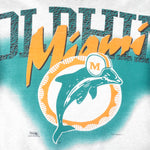 NFL - Miami Dolphins Big Logo Crew Neck Sweatshirt 1994 X-Large Vintage Retro Football