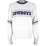 NFL - Dallas Cowboys Crew Neck Sweater 1990s Large Vintage Retro Football