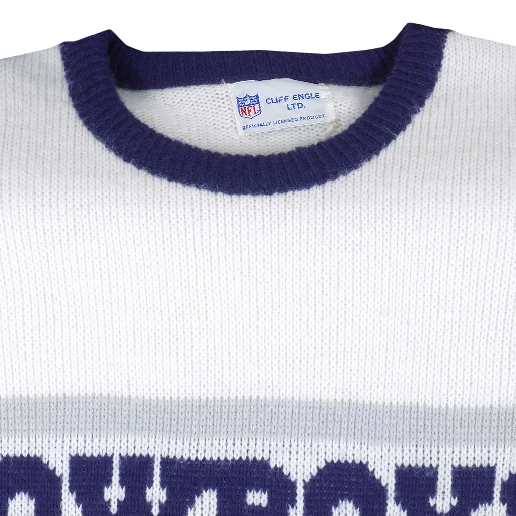 NFL - Dallas Cowboys Crew Neck Sweater 1990s Large Vintage Retro Football