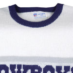 NFL - Dallas Cowboys Crew Neck Sweater 1990s Large Vintage Retro Football