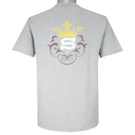 Stussy - Grey Crown T-Shirt 1990s Large