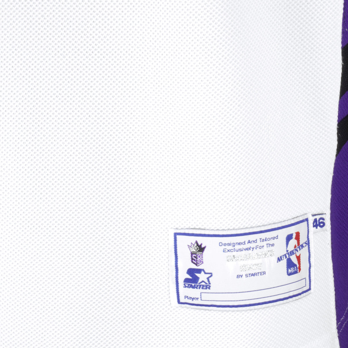 Starter - Sacramento Kings Embroidered Jersey X-Large Vintage Retro Basketball