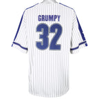 Disney - White Grumpy Baseball Jersey T-Shirt 1990s X-Large  Vintage Retro Baseball