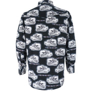Vintage (Wranger) - Pattern Long Sleeved Shirt X-Large Vintage Retro