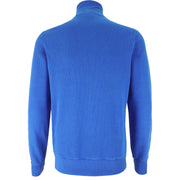 Lacoste - Blue 1/4 Zip Sweatshirt 1990s Medium Vintage Retro