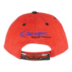 NBA (Kick 10) - Chicago Bulls Embroidered Logo Strapback Hat 1990s OSFA Vintage Retro Basketball