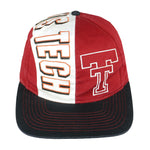 NCAA - Texas Tech Snapback Hat 1990s OSFA Vintage Retro College