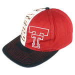 NCAA - Texas Tech Snapback Hat 1990s OSFA Vintage Retro College