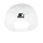 Starter - White Atlanta Braves Snapback Hat 1990s OSFA Vintage Retro Baseball