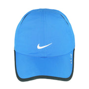 Nike - Blue Big Logo Adjustable Hat 1990s OSFA Vintage Retro